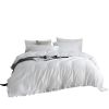 Luxurious Ruffle Edge Duvet Cover Set - King