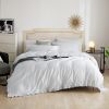 Luxurious Ruffle Edge Duvet Cover Set - King