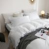 Luxurious Ruffle Edge Duvet Cover Set - King