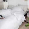 Luxurious Ruffle Edge Duvet Cover Set - King