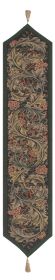 William Morris Green French Table Runner (size: H 33" x W 14")