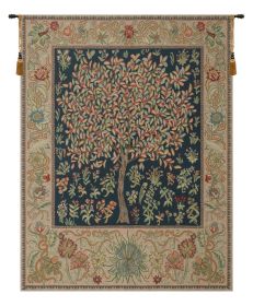 Pastel Tree of Life Tapestry (size: H 29" x W 21")