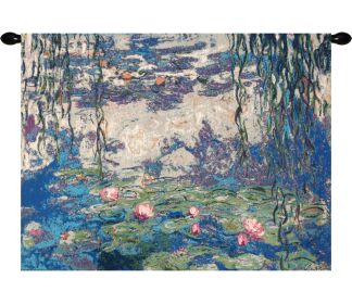 Nympheas European Tapestry (size: H 26" x W 36")